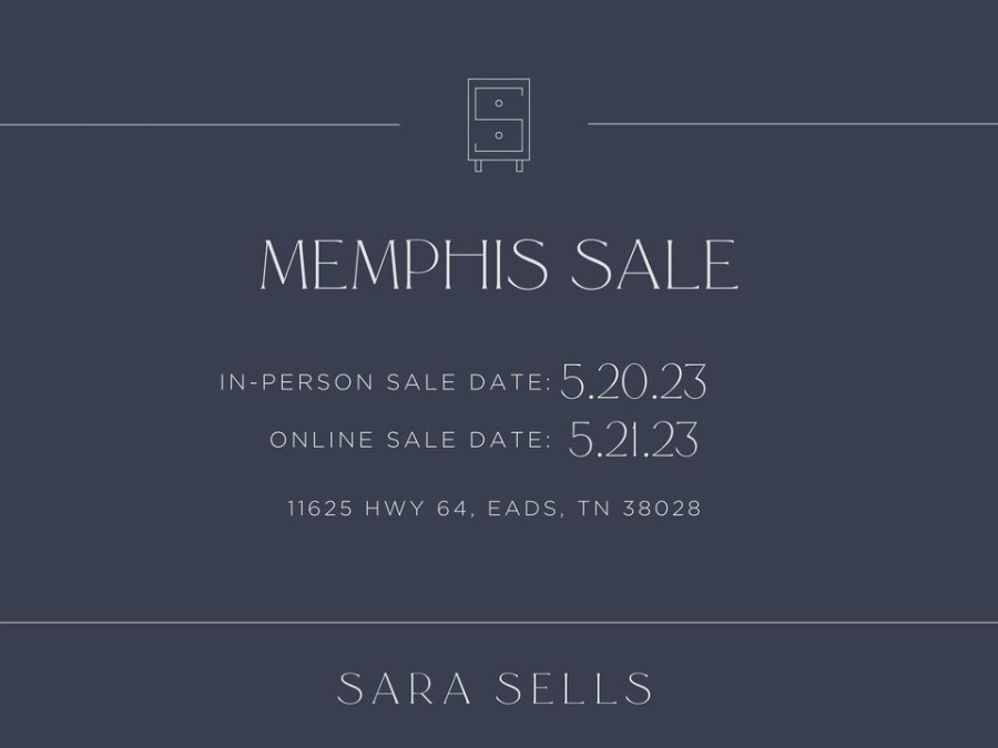 Sara Sells May Warehouse Sale - Memphis