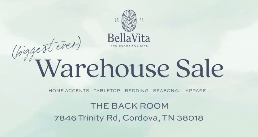 Bella Vita Memphis Warehouse Sale
