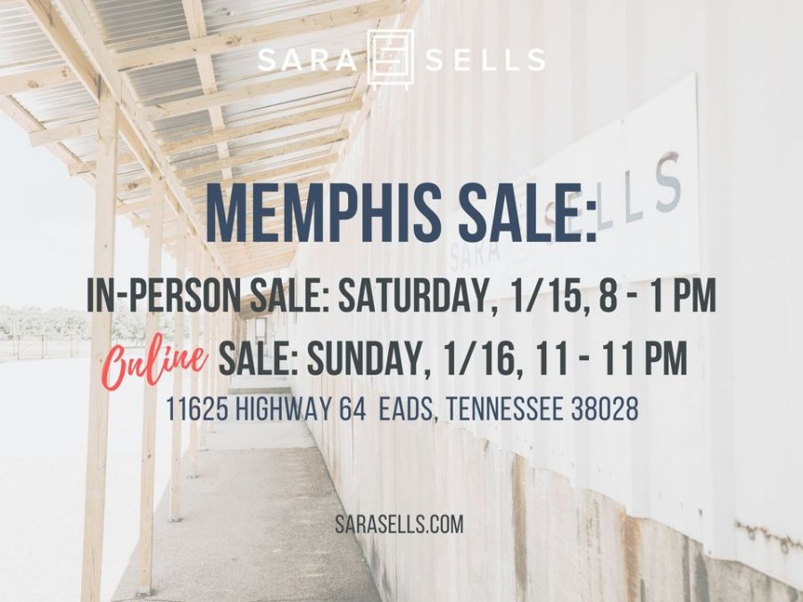 Sara Sells January Warehouse Sale - Memphis