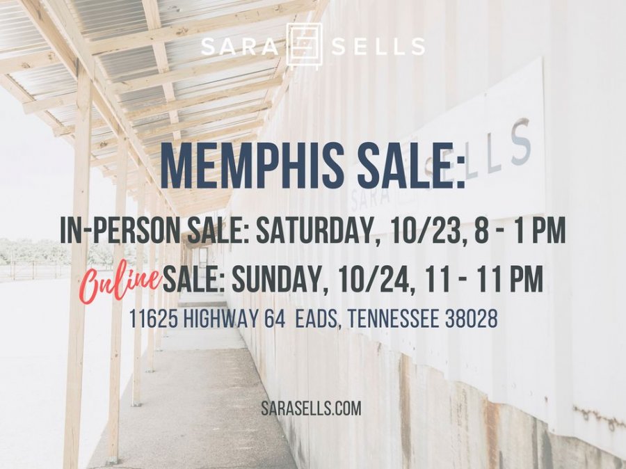 Sara Sells October Warehouse Sale - Memphis