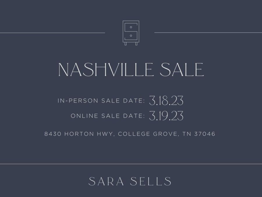 Sara Sells March Warehouse Sale - Nashville