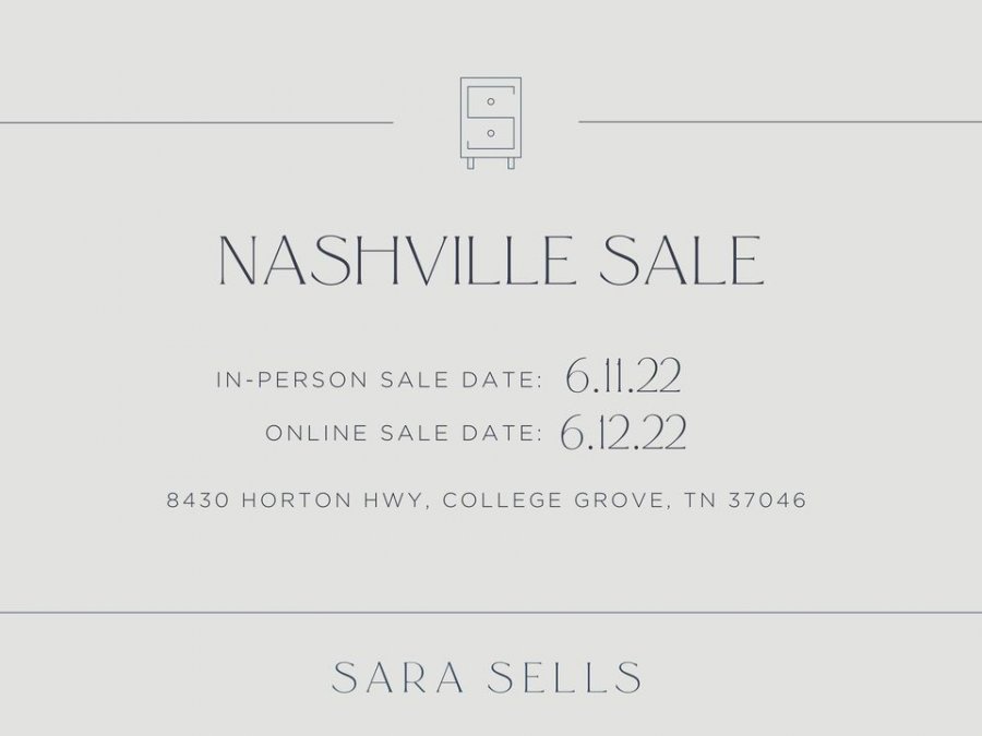 Sara Sells June Warehouse Sale - Nashville