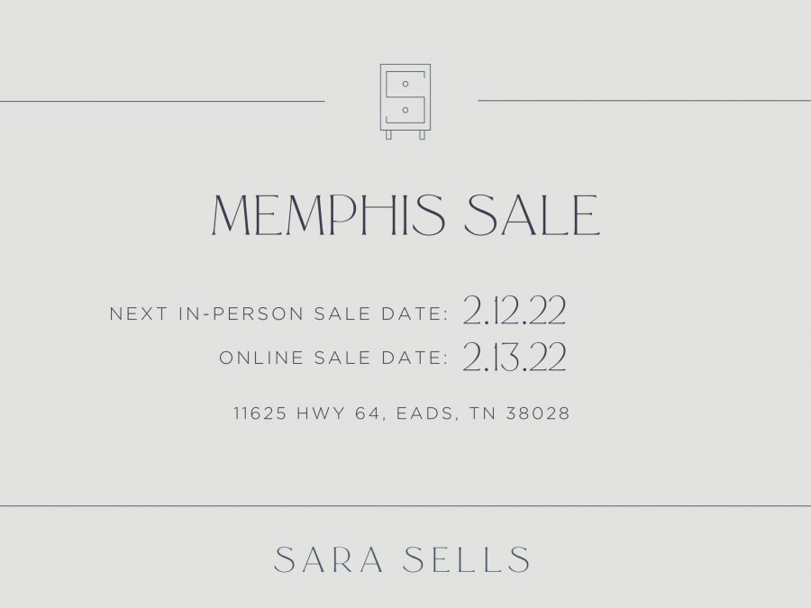 Sara Sells February Warehouse Sale - Memphis