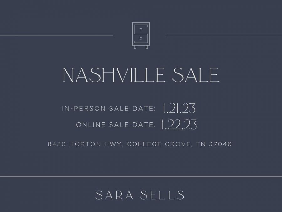Sara Sells January Warehouse Sale - Nashville