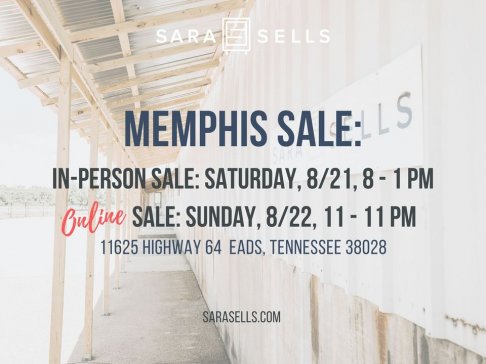 Sara Sells August Warehouse Sale - Memphis
