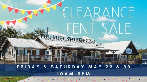 The Mill Storehouse Clearance Tent Sale