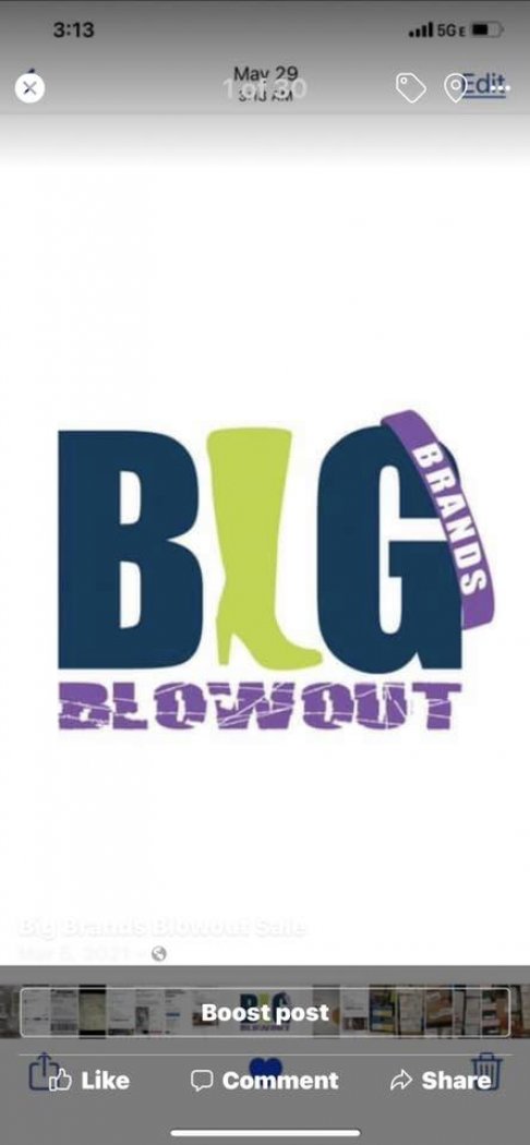 Big Brands Blowout Sale 1/2 OFF Warehouse Blowout SHOE SALE