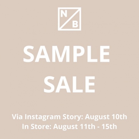 Natalie Busby Sample Sale