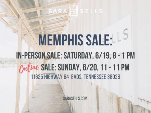 Sara Sells June Warehouse Sale - Memphis