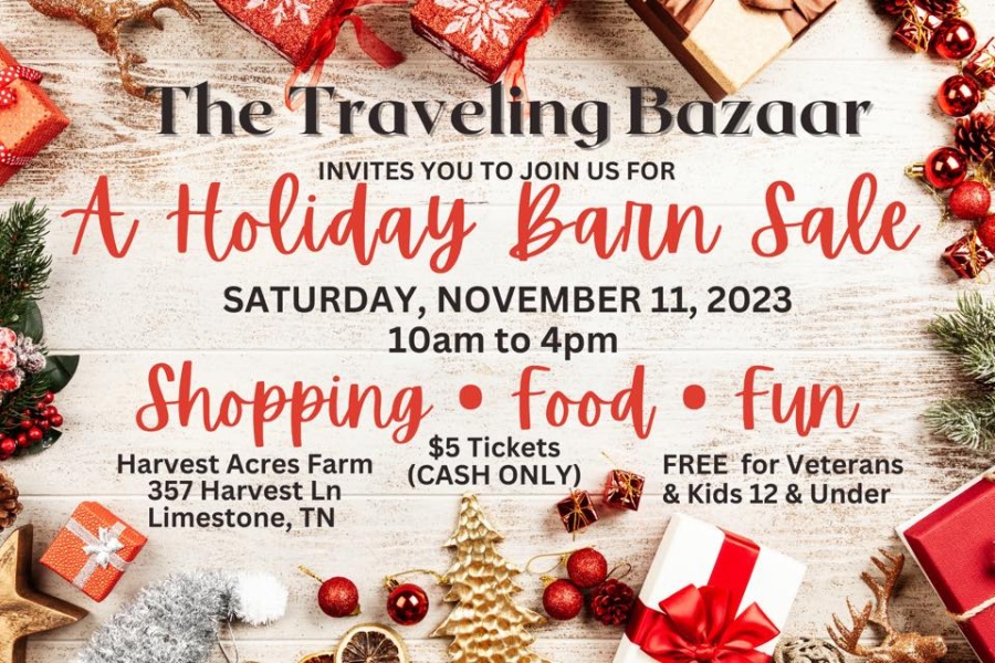 The Traveling Bazaar's Holiday Barn Sale